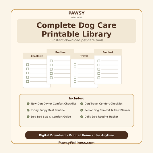 Complete Pawsy Dog Care Printable Library