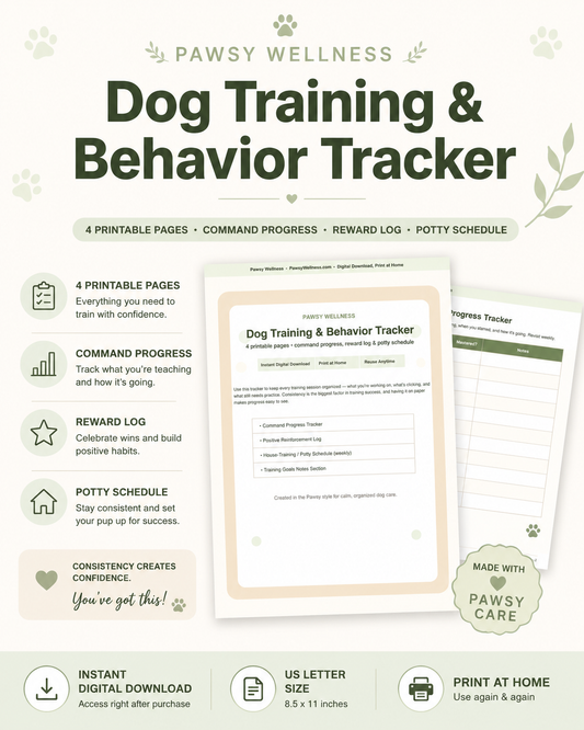 Dog Training & Behavior Tracker